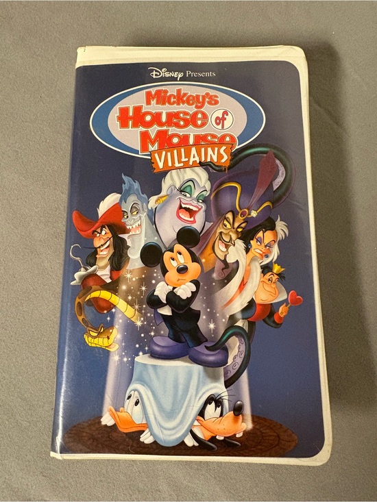 Disney Other - Disney Mickey's House of Mouse Villains VHS